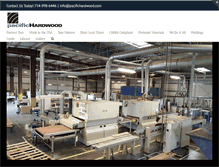Tablet Screenshot of pacifichardwood.com